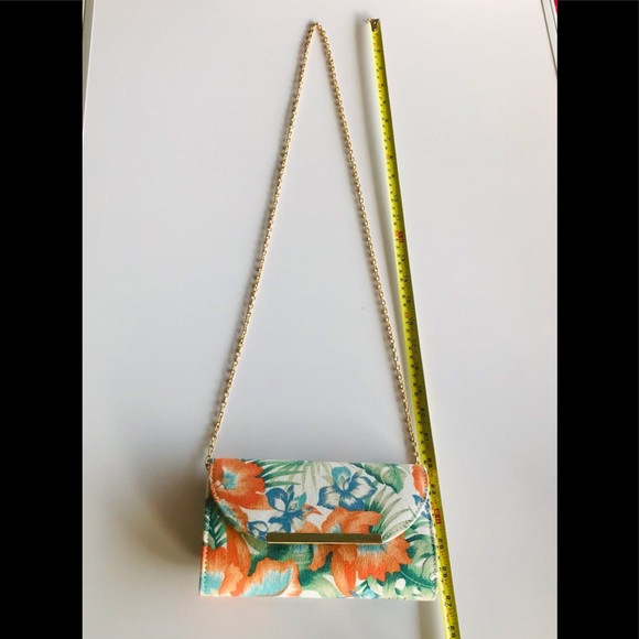 MMS Design Studio tropical Fabric Clutch Purse - Picture 9 of 12
